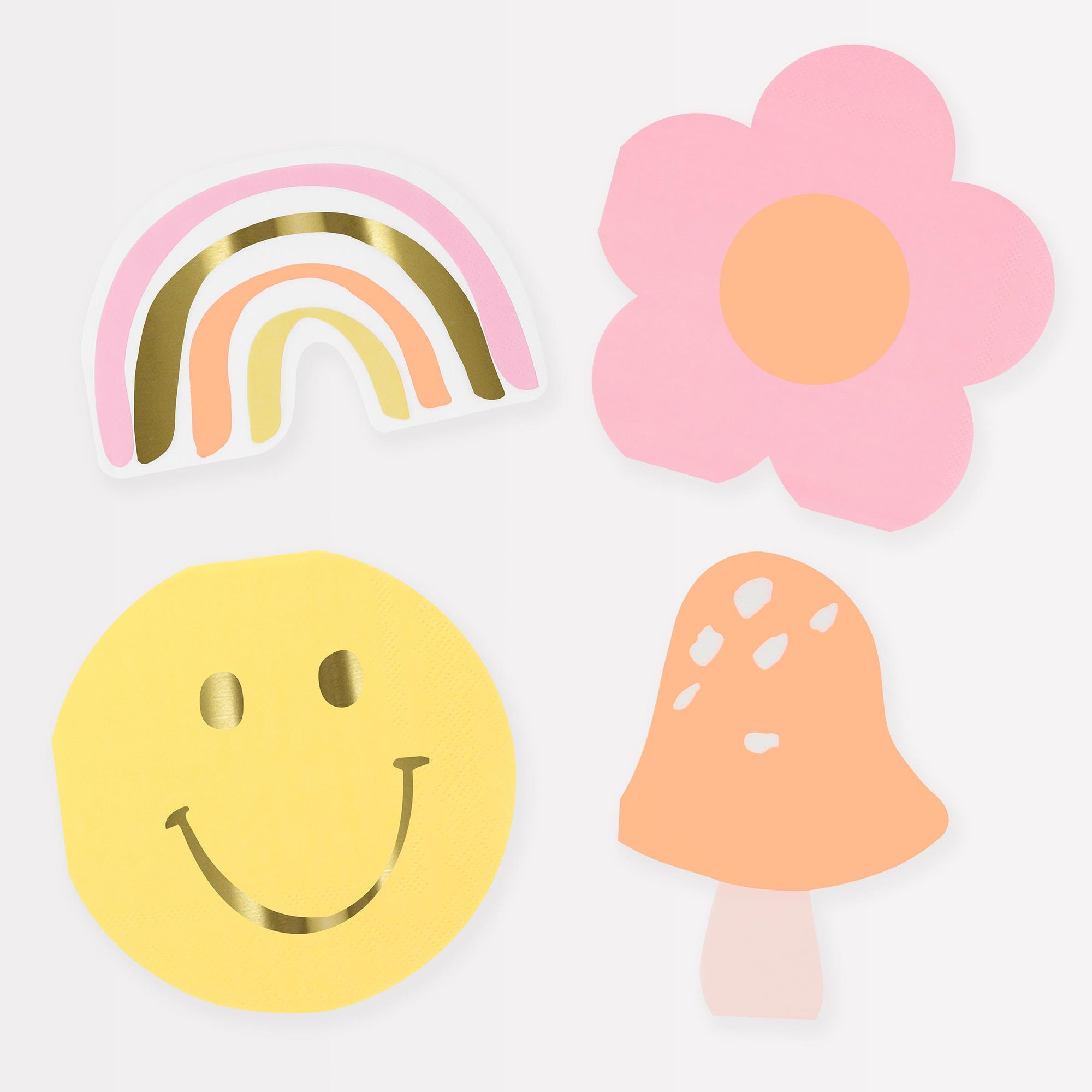 Meri Meri Happy Icons Shaped Napkins