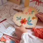 Load image into Gallery viewer, Meri Meri Heart Embroidery Kit
