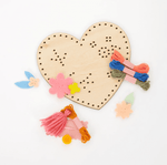 Load image into Gallery viewer, Meri Meri Heart Embroidery Kit
