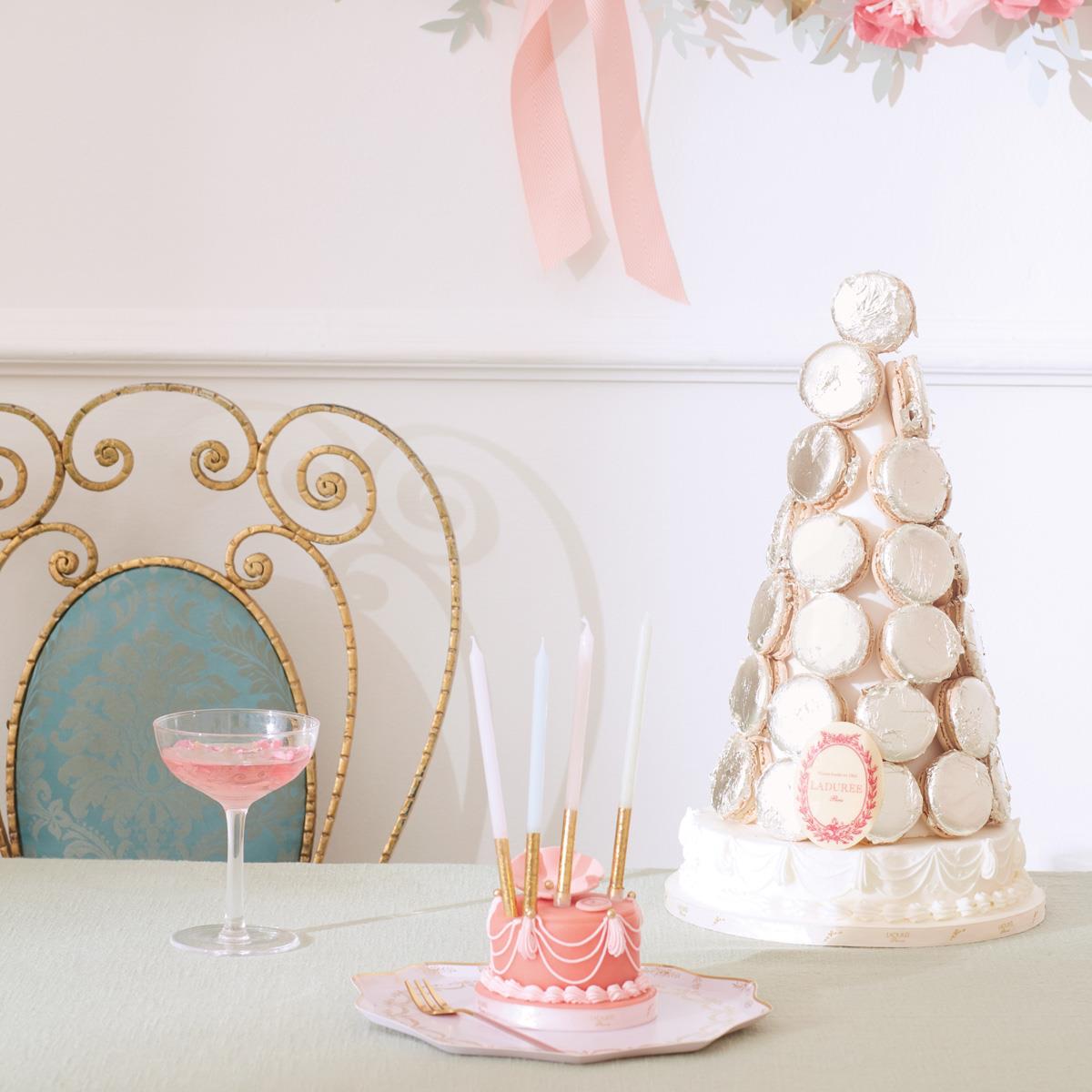 Meri Meri Laduree Paris Gold Dipped Candles