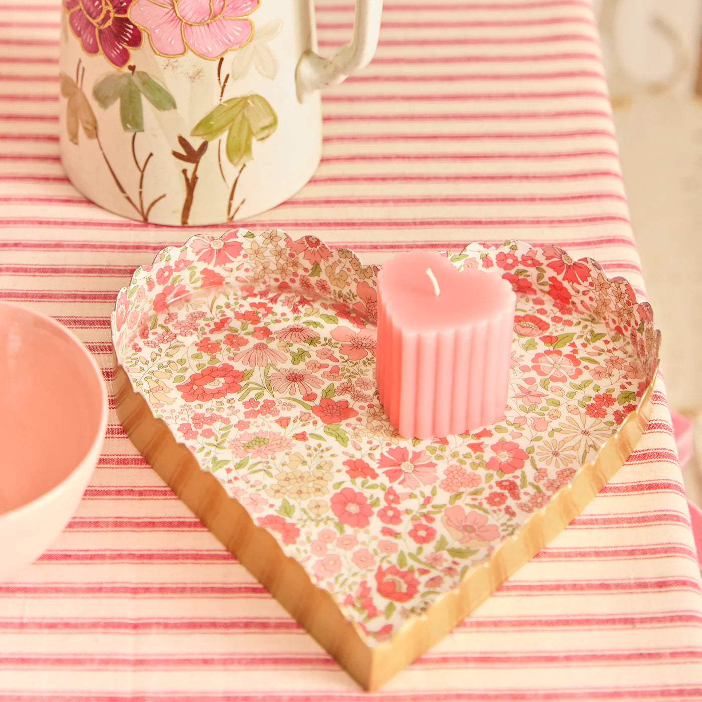 Meri Meri x Liberty Heart Large Accessory Tray