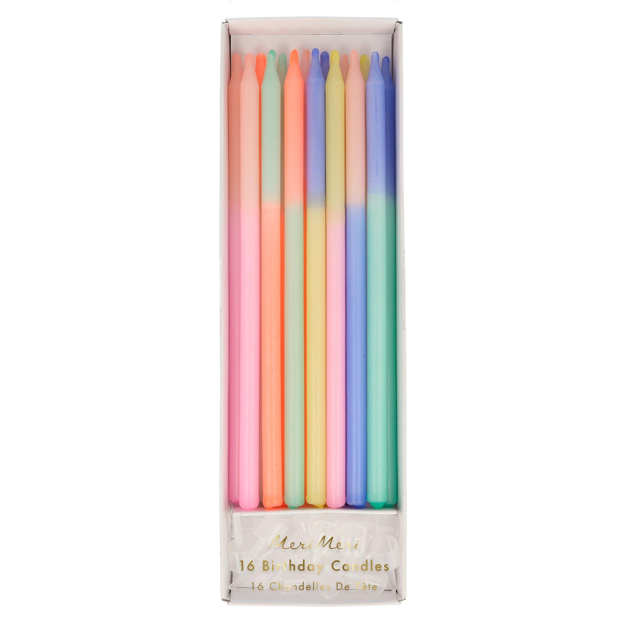 Meri Meri Multi Color Block Candles