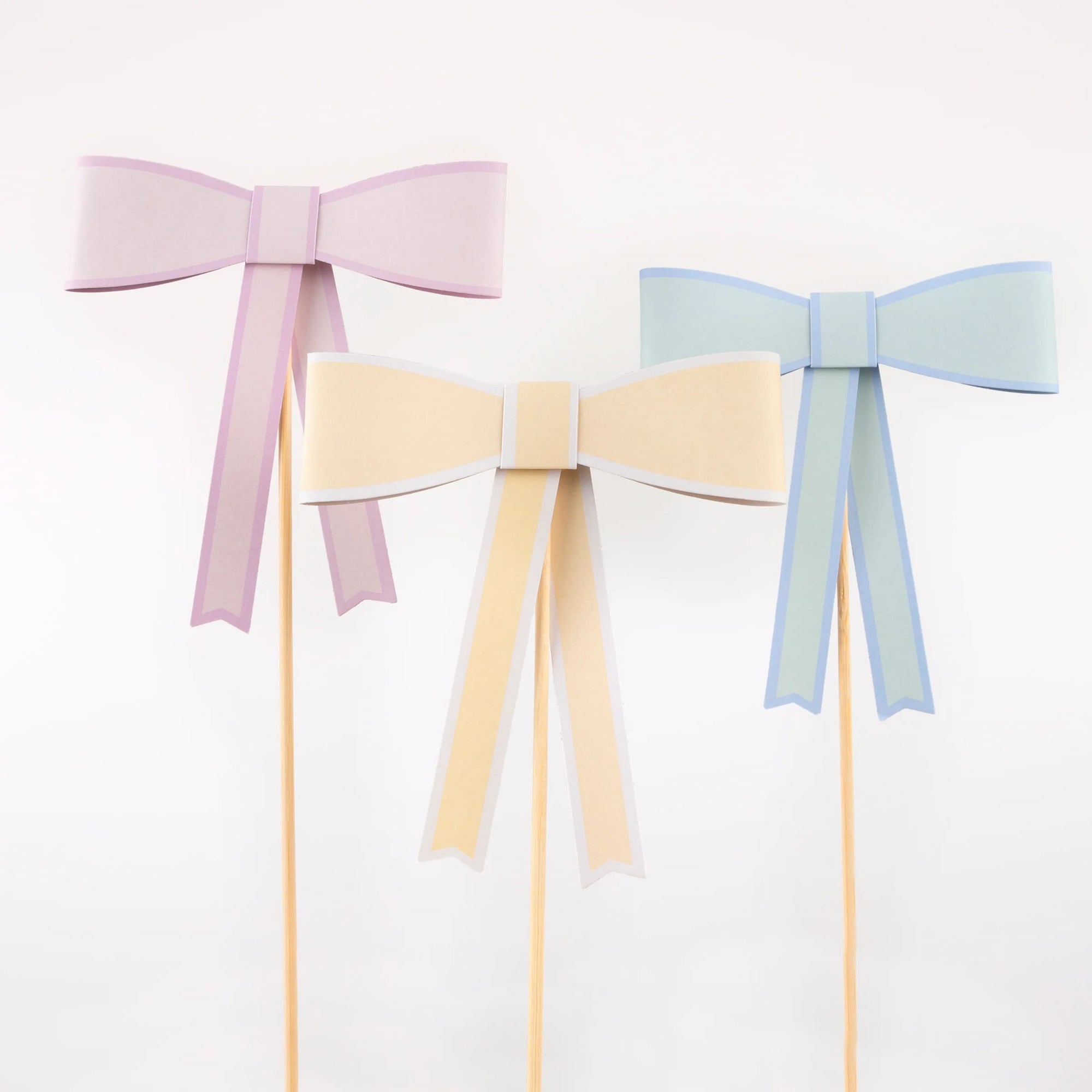  Meri Meri Pastel Bow Cake Topper