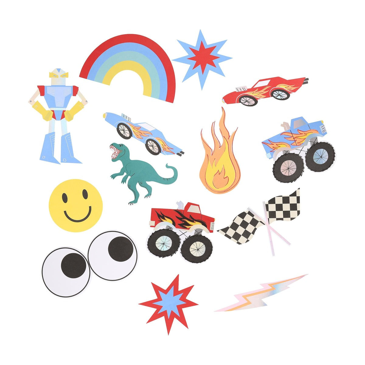 Meri Meri Shaped Toybox Icon Stickers