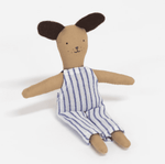 Load image into Gallery viewer, Meri Meri Stripy Puppy Mini Suitcase Doll
