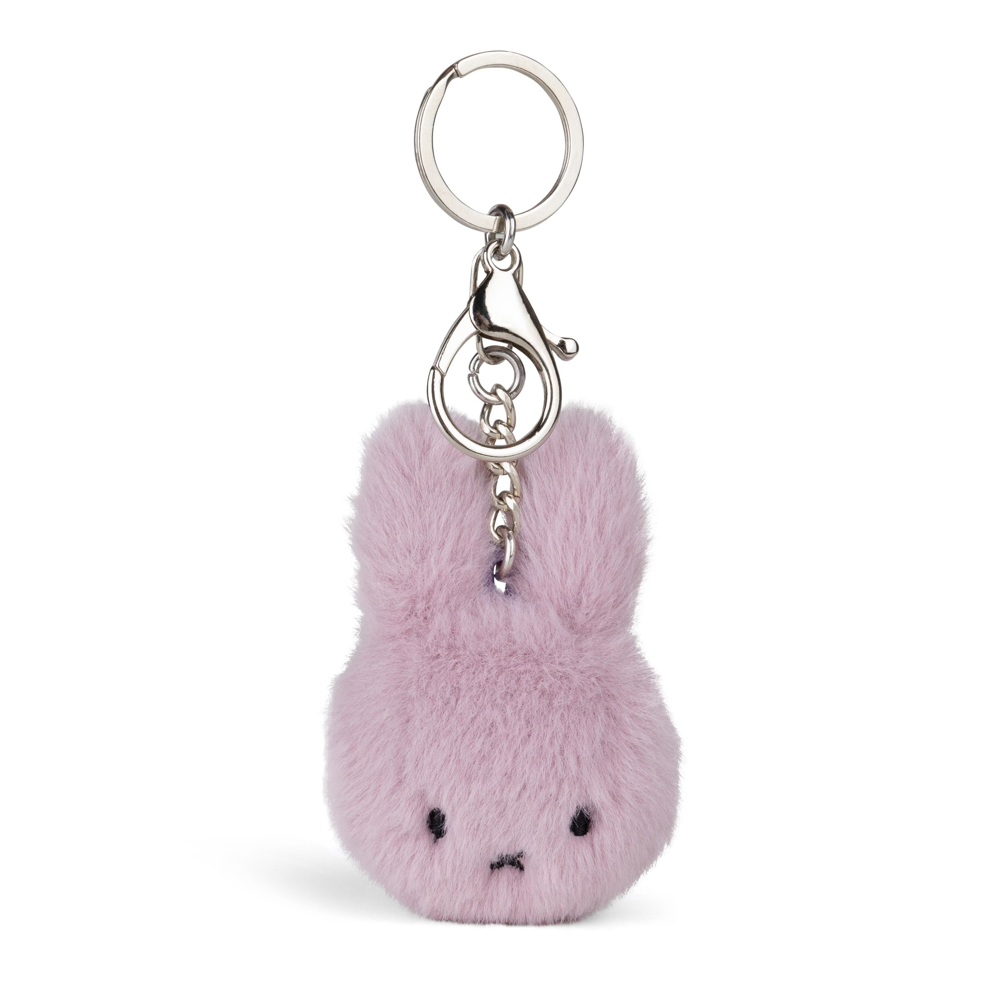 Miffy ECO Fuzzy Keychain Lilac