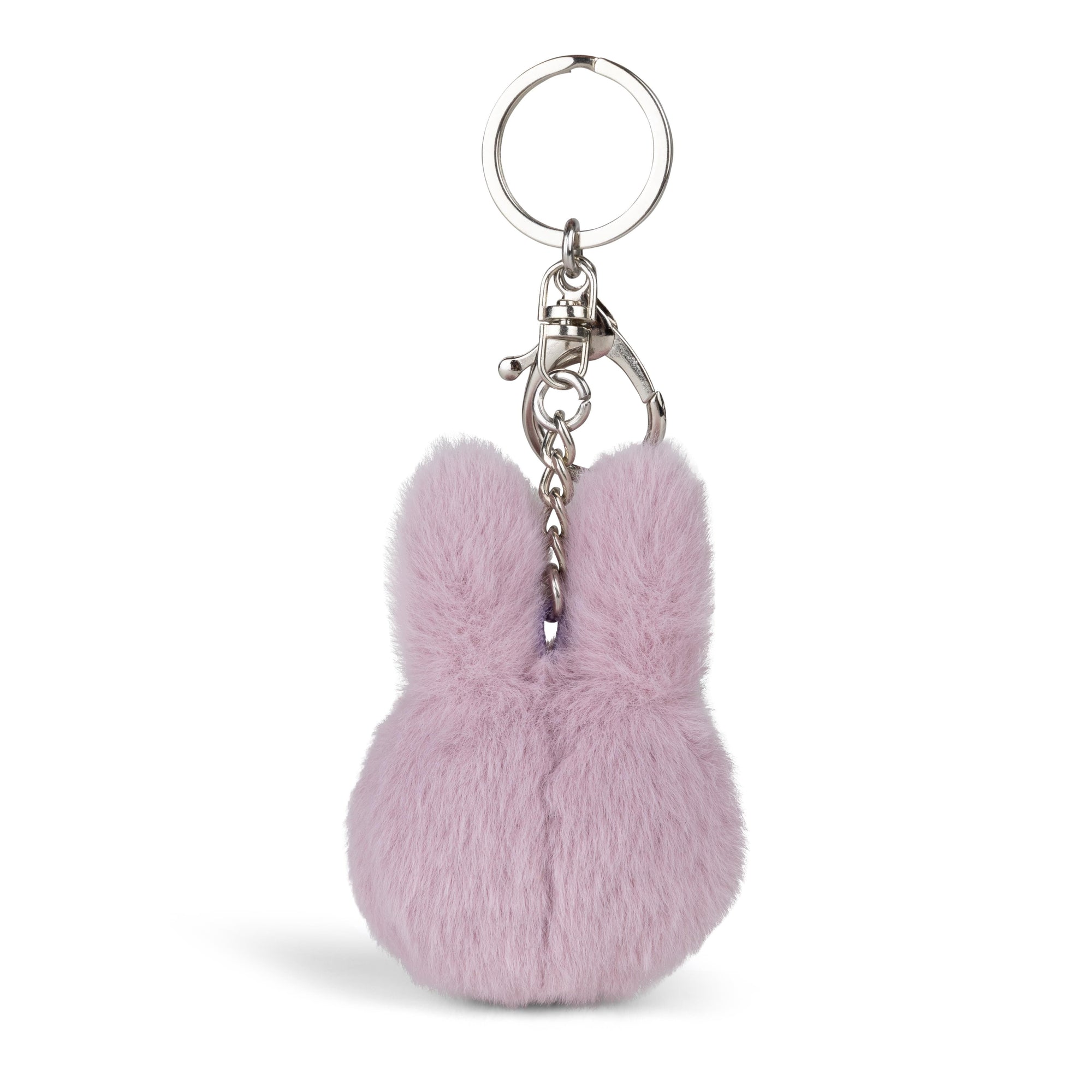 Miffy ECO Fuzzy Keychain Lilac