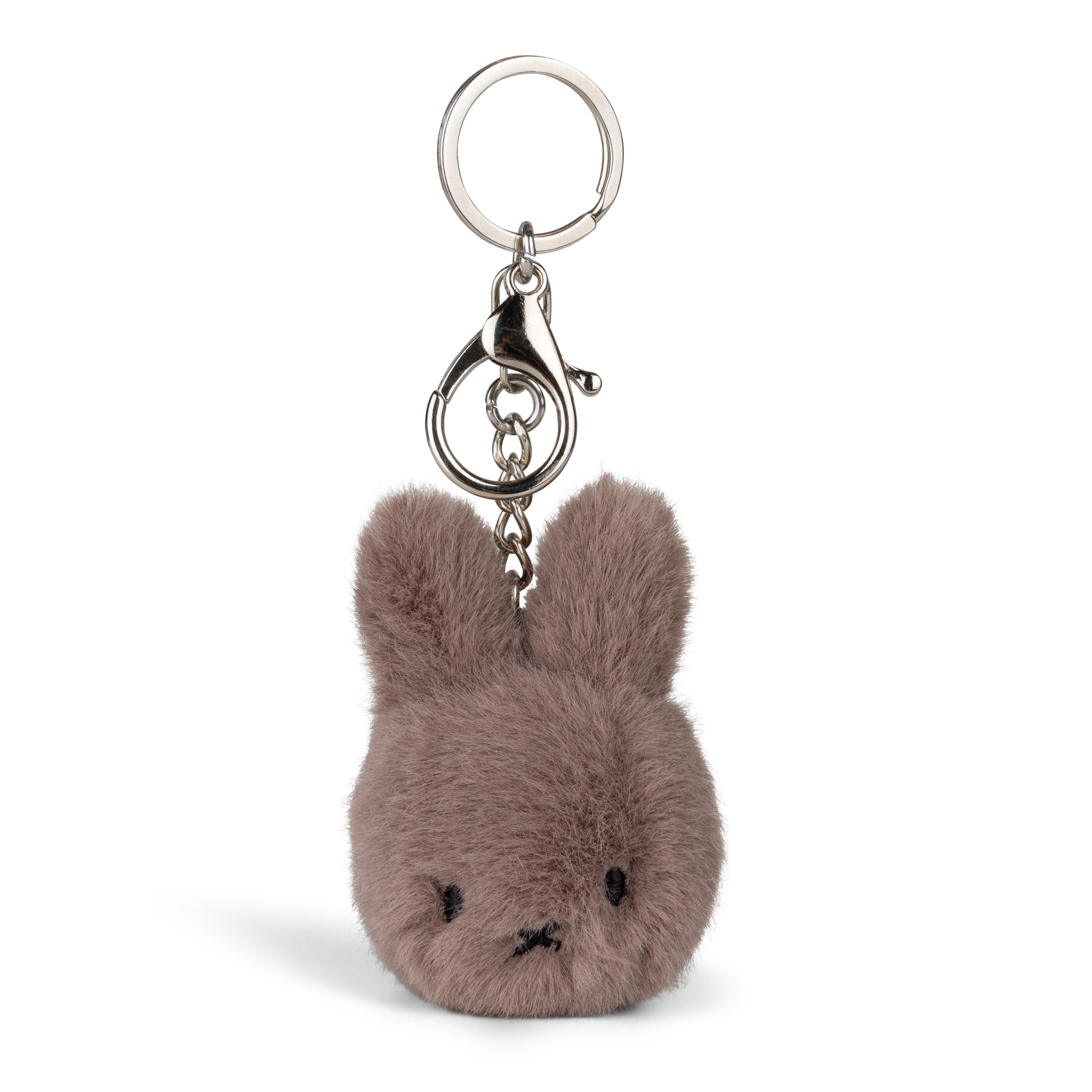 Miffy ECO Fuzzy Keychain Taupe