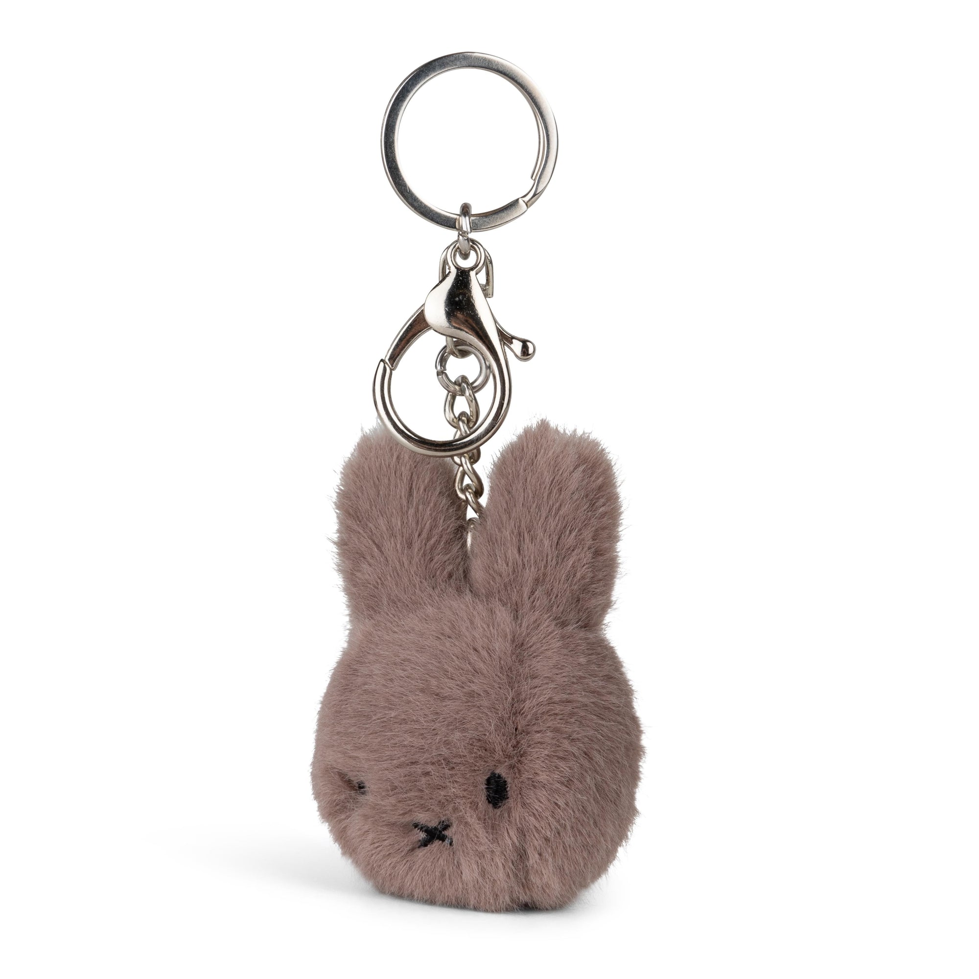 Miffy ECO Fuzzy Keychain Taupe