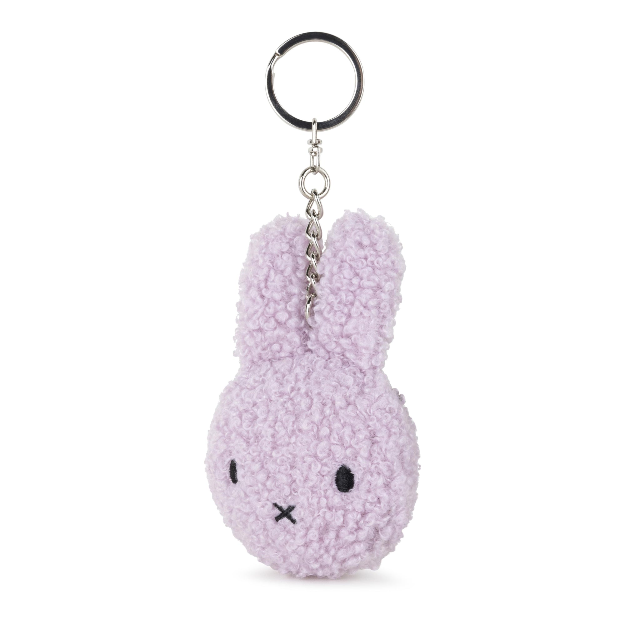 Miffy Flat Keychain ECO Tiny Teddy Lavender