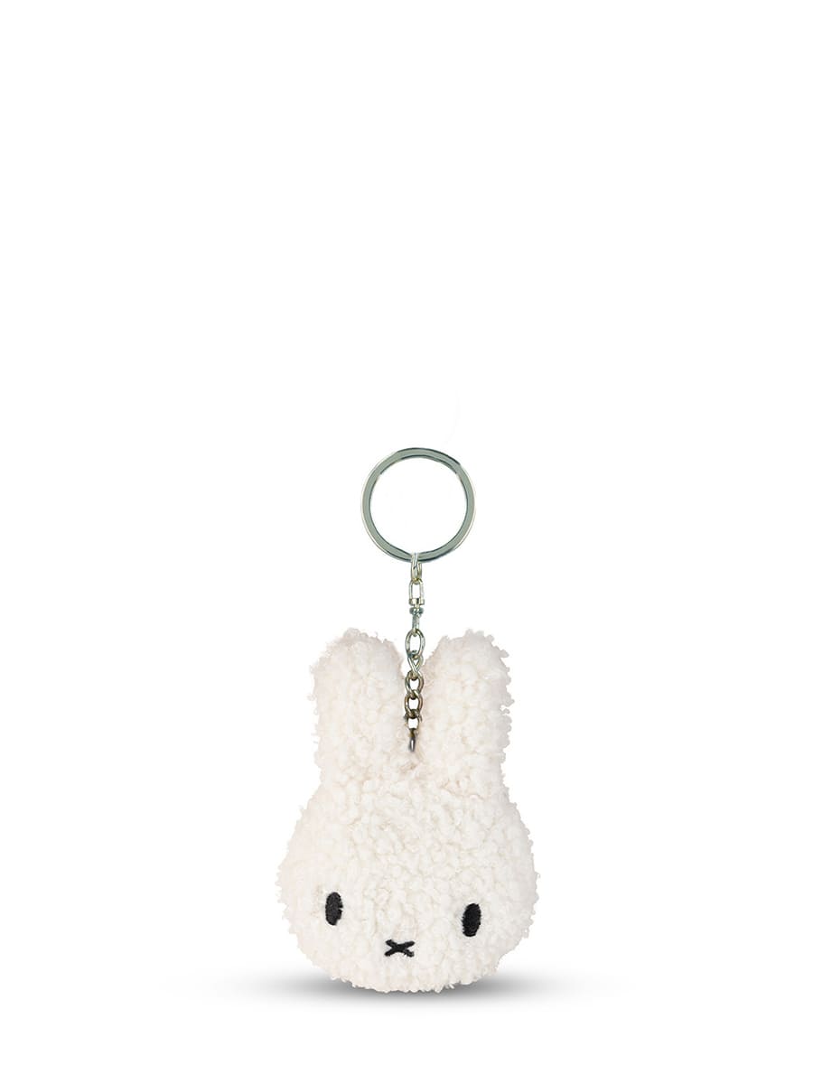 Miffy Flat Keychain Tiny Teddy Cream