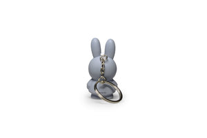 Miffy Key Ring Silver Blue