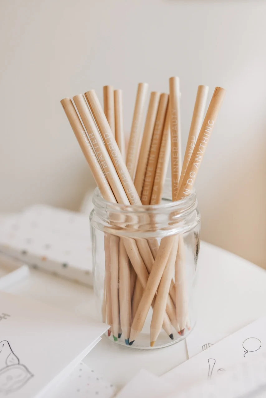 Mindful &amp; Co Kids Affirmation Colouring Pencils