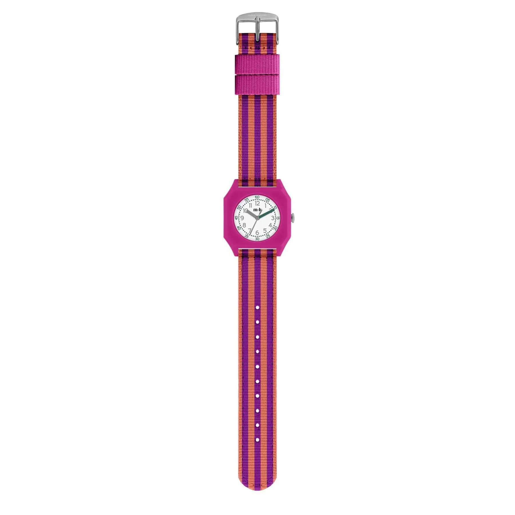 Mini Kyomo Kids Watch Stripes Ruby Papaya