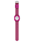 Mini Kyomo Kids Watch Stripes Ruby Papaya