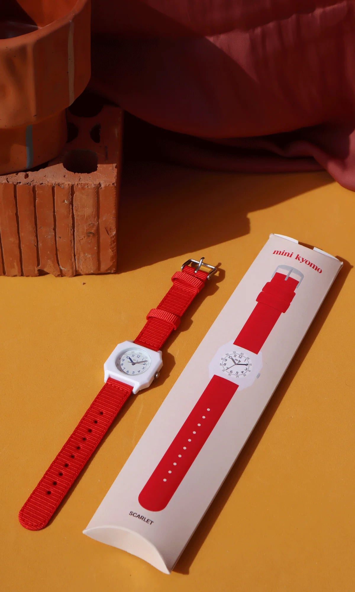 Mini Kyomo Kids Watch The Basics Scarlet