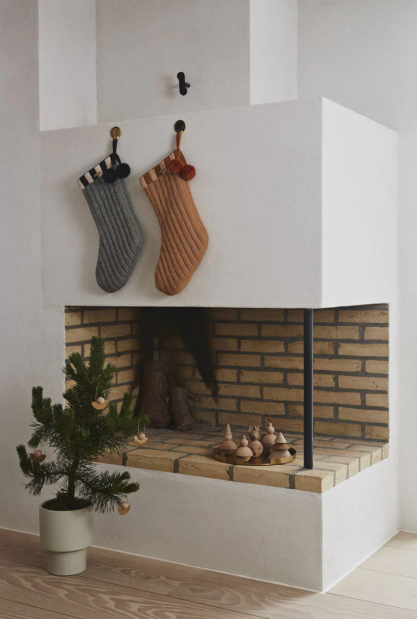 OYOY Laja Christmas Stocking Anthracite