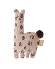 OYOY Lama Cotton Baby Rattle