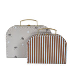 Load image into Gallery viewer, OYOY Mini Suitcase Elephant &amp; Stripe
