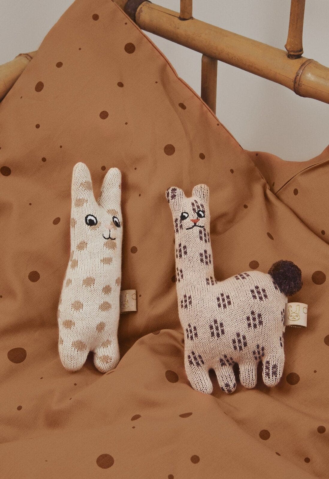 OYOY Rabbit Cotton Baby Rattle