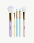 Oh Flossy 5-Piece Rainbow Makeup Brush Set