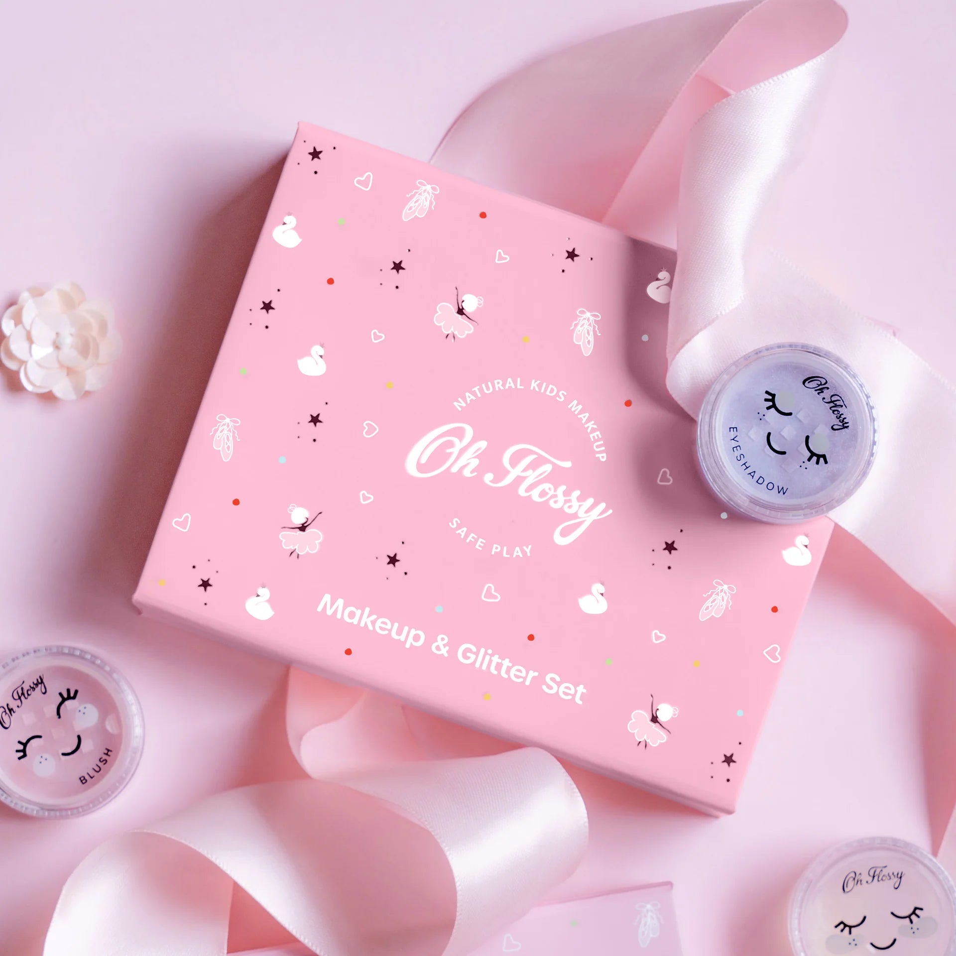 Oh Flossy Ballet Sparkle Makeup &amp; Glitter Set