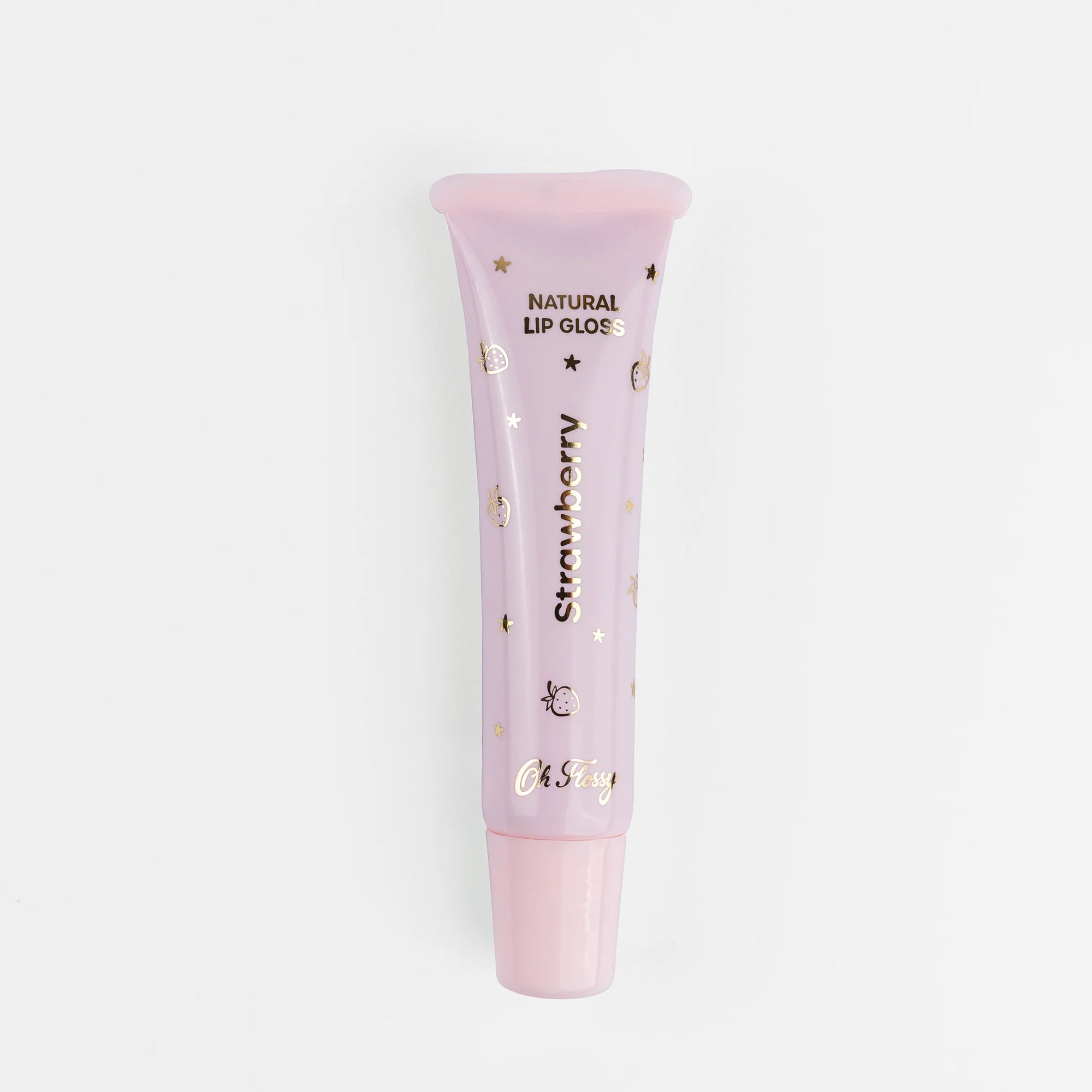 Oh Flossy Individual Natural Lip Gloss Strawberry
