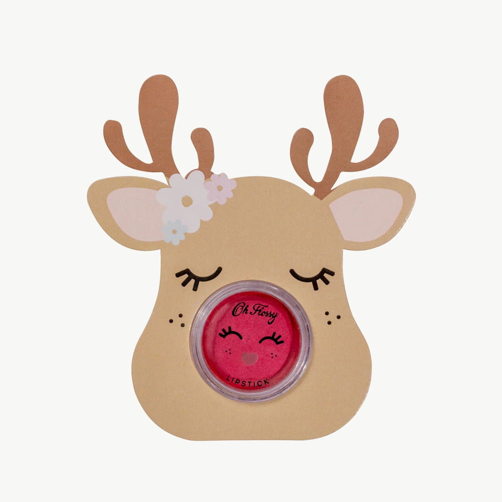 Oh Flossy Lipstick Stocking Stuffer - Rudolph
