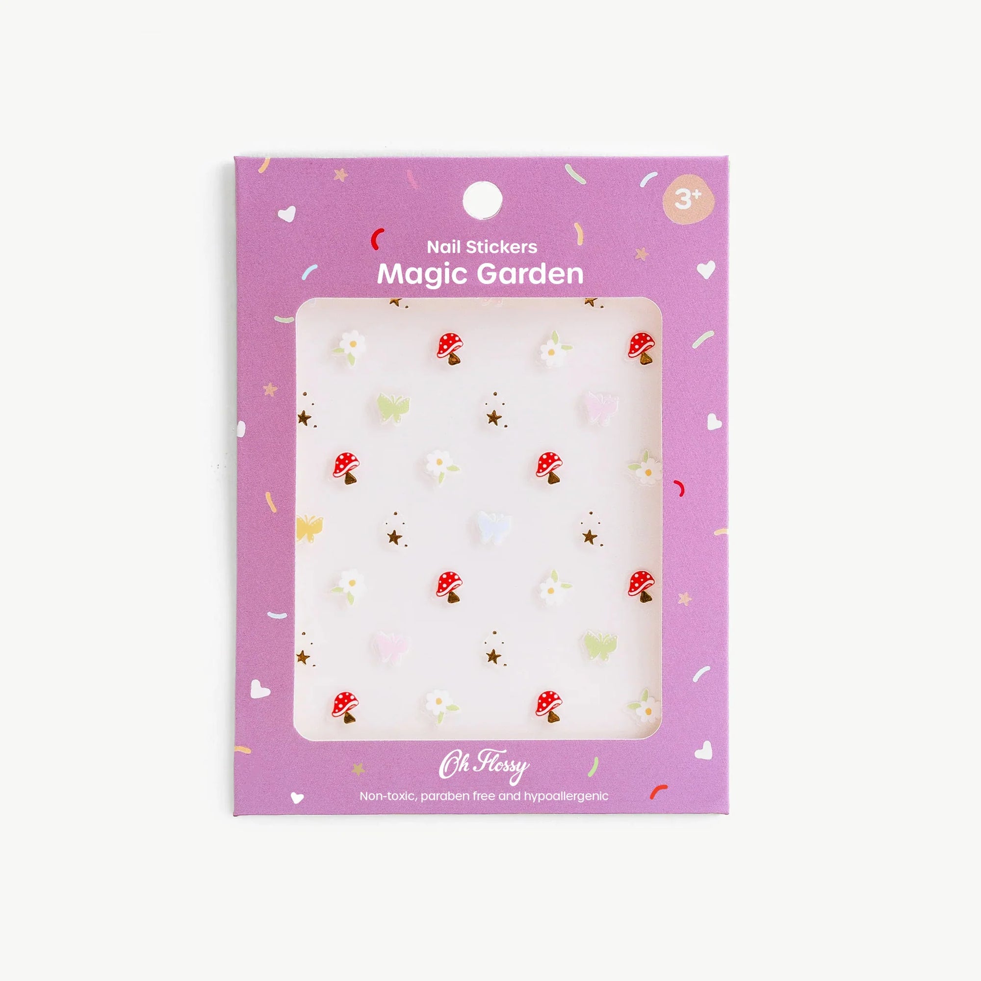 Oh Flossy Nail Stickers Magic Garden