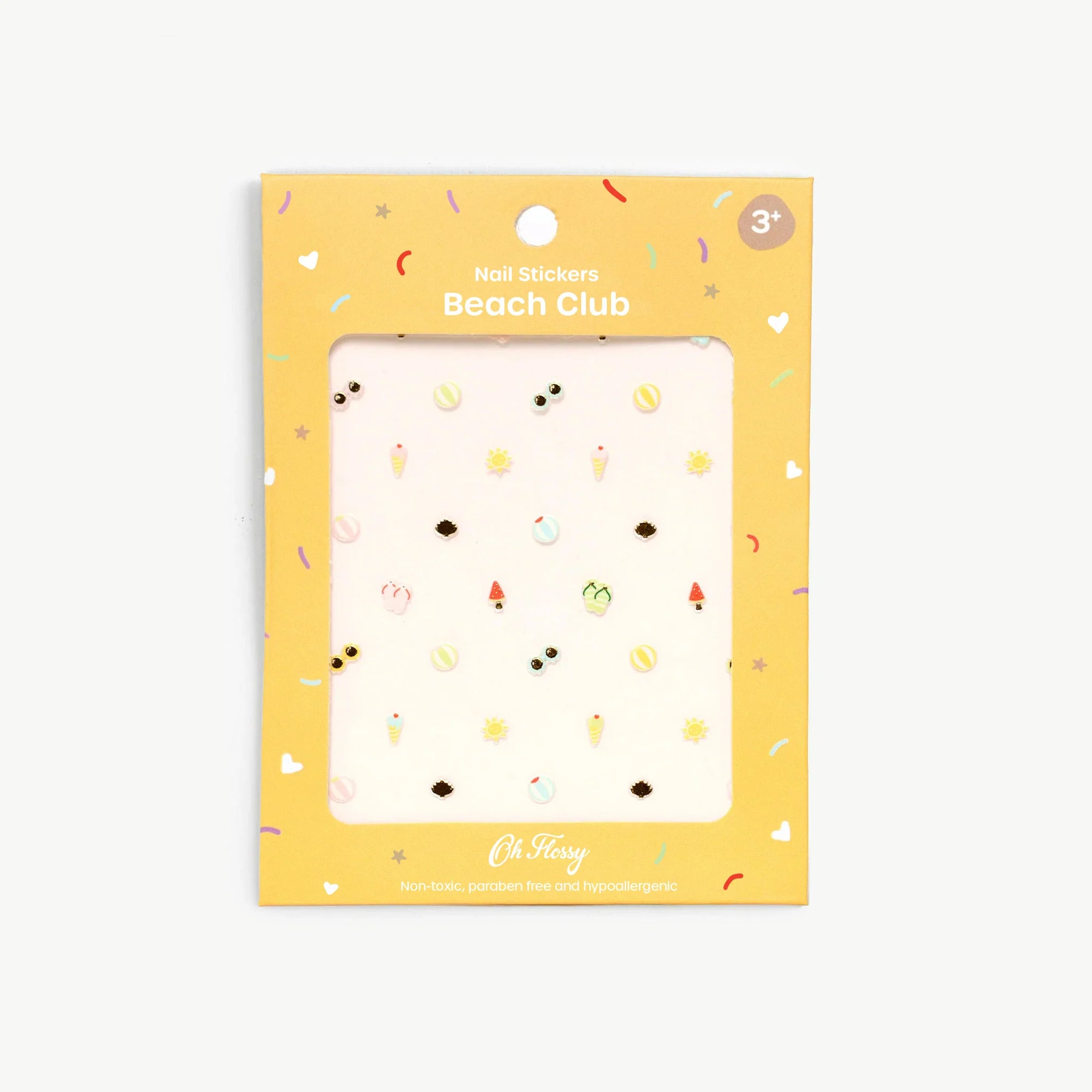 Oh Flossy Nail Stickers Beach Club