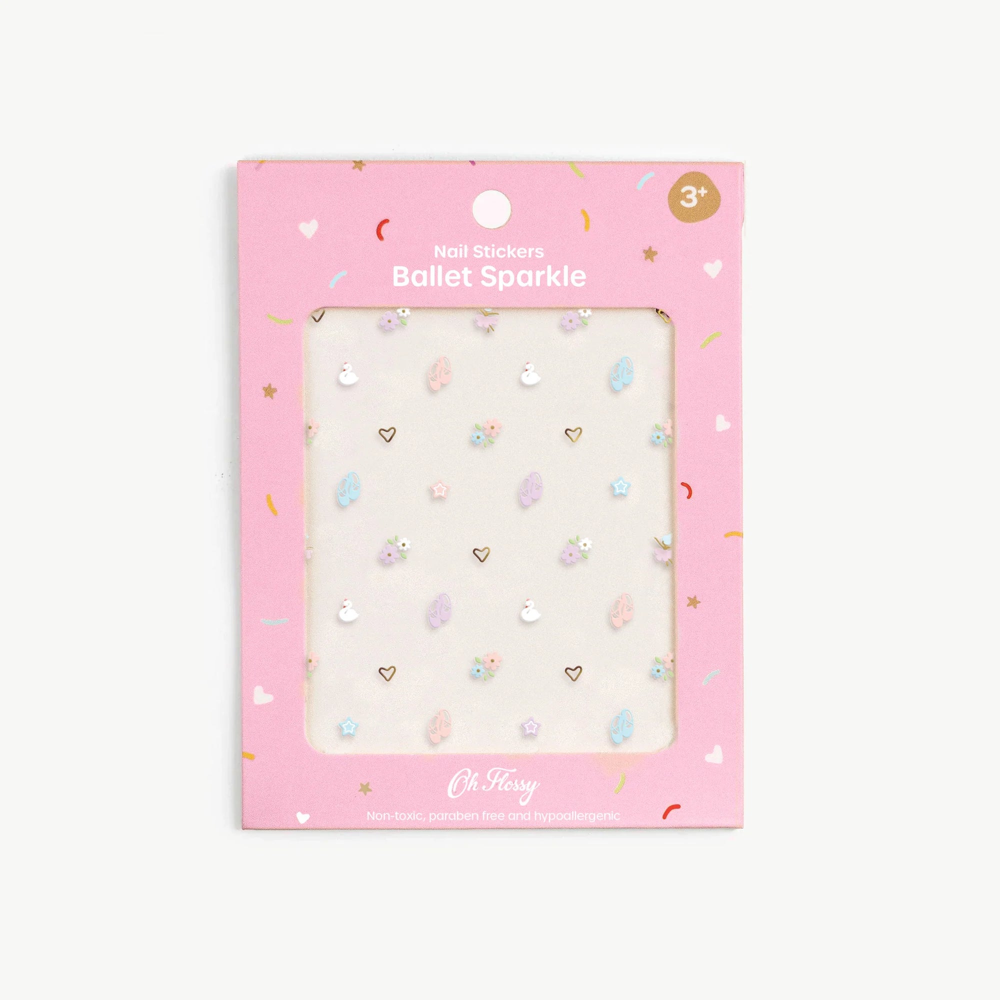 Oh Flossy Nail Stickers Ballet Sparkle