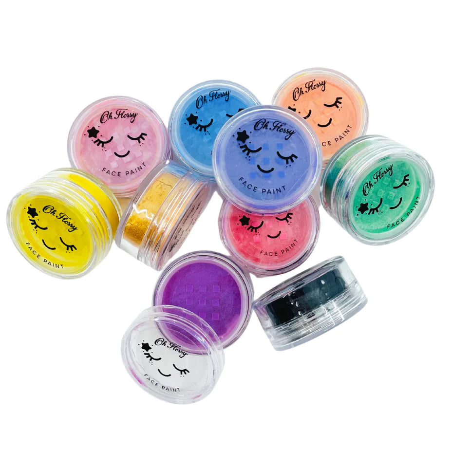 Oh Flossy Reusable Adhesive Face Paint & Makeup Stencils