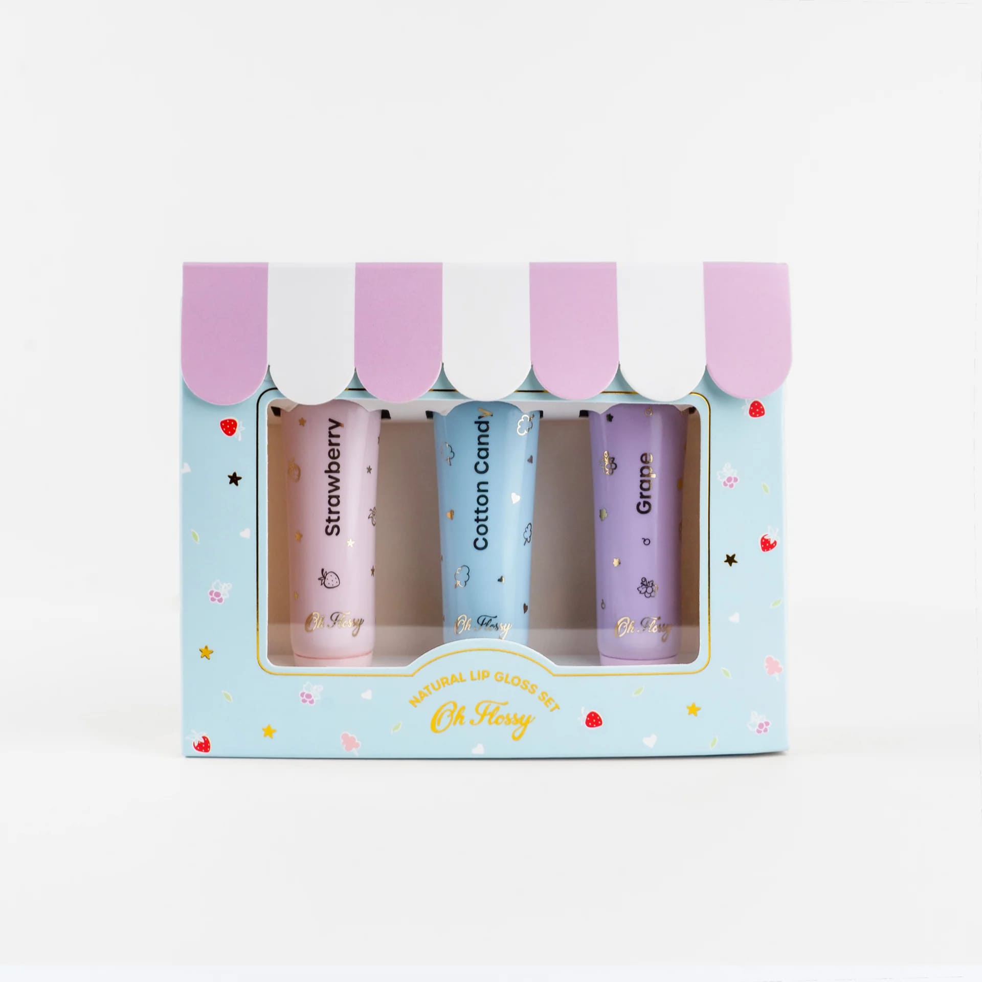 Oh Flossy Kids Natural Lip Gloss Set