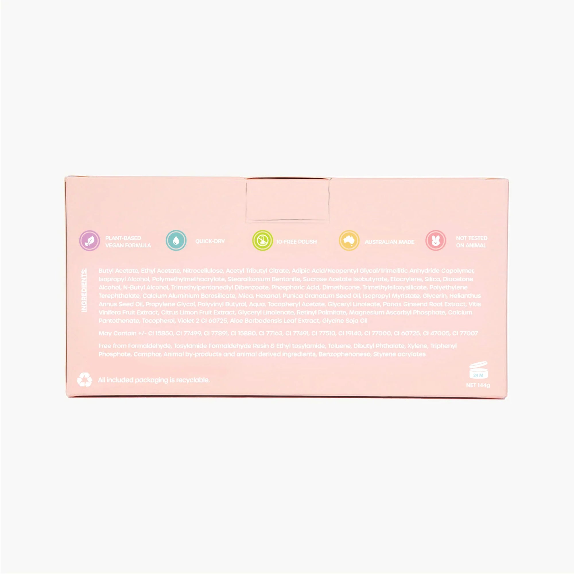 Oh Flossy Pink Pamper Nail Polish Set