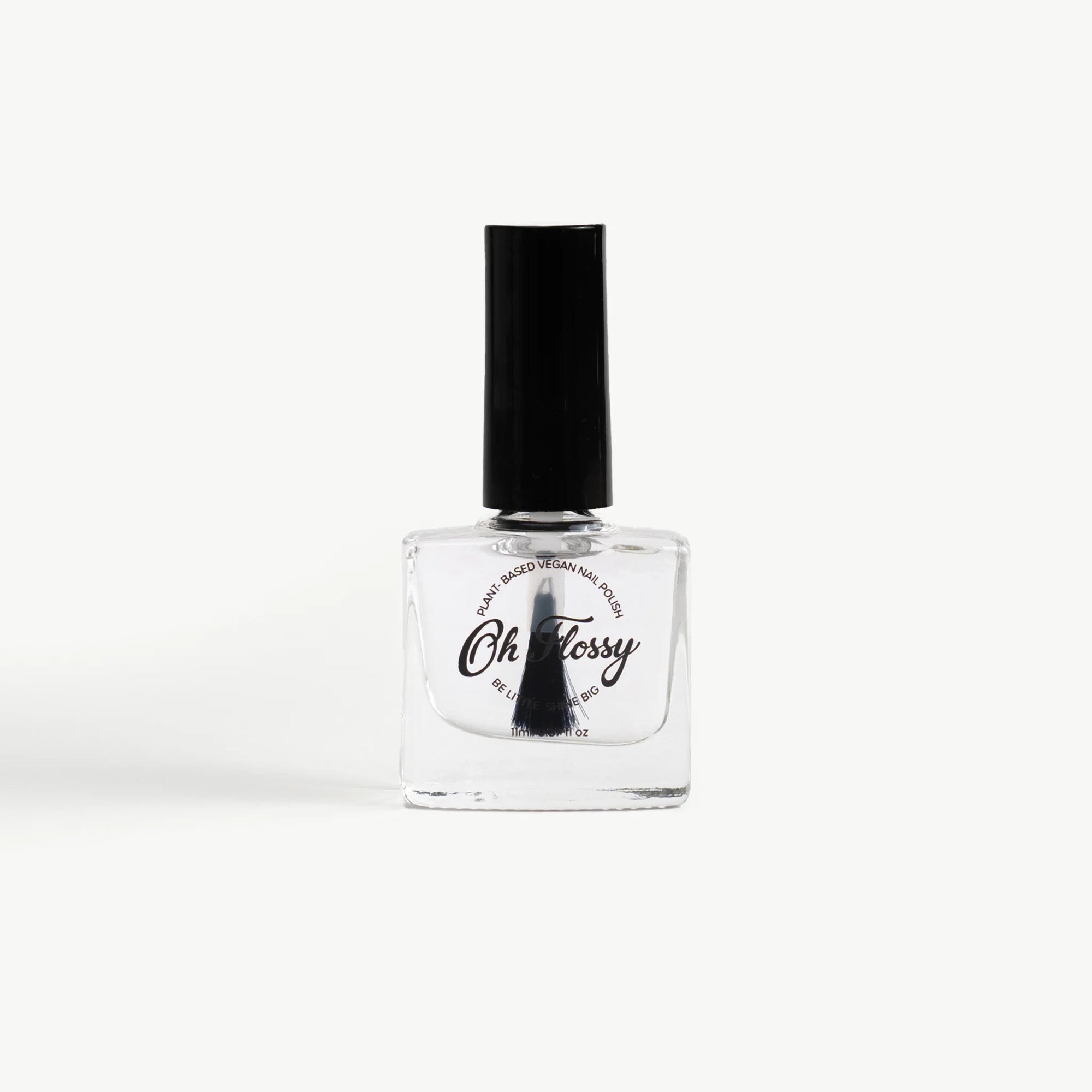 Oh Flossy transparent Nail Polish top coat Kids