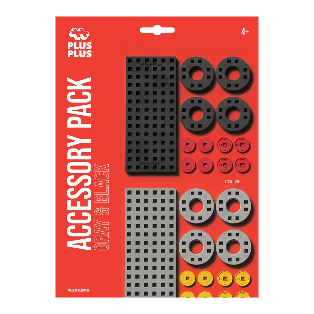 Plus-Plus Accessory Pack Grey & Black