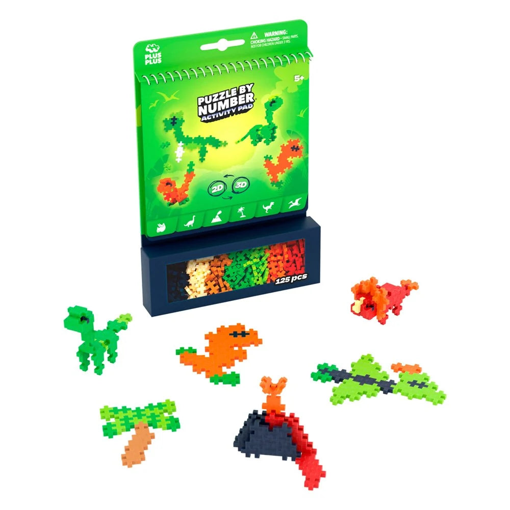 Plus Plus Activity Pad Dinosaurs