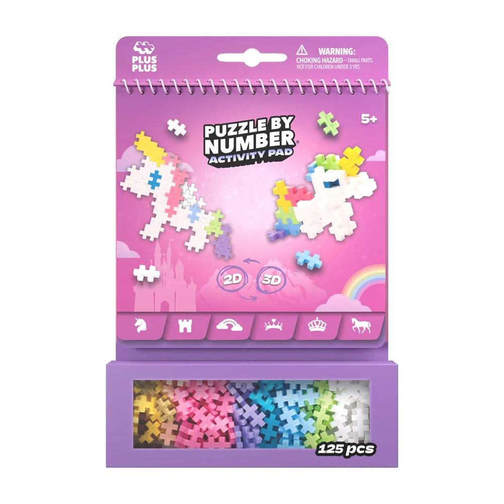 Plus Plus Activity Pad Fairy Tale Unicorns