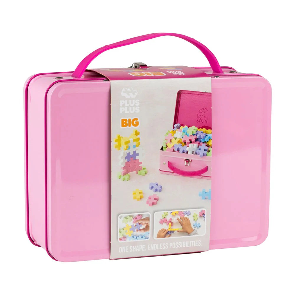 Plus-Plus BIG Metal suitcase Pastel