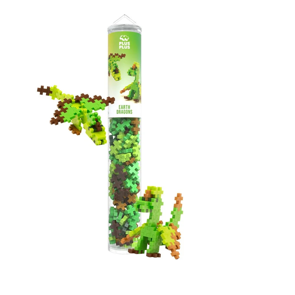 Plus Plus Earth Dragons 100 pcs Tube
