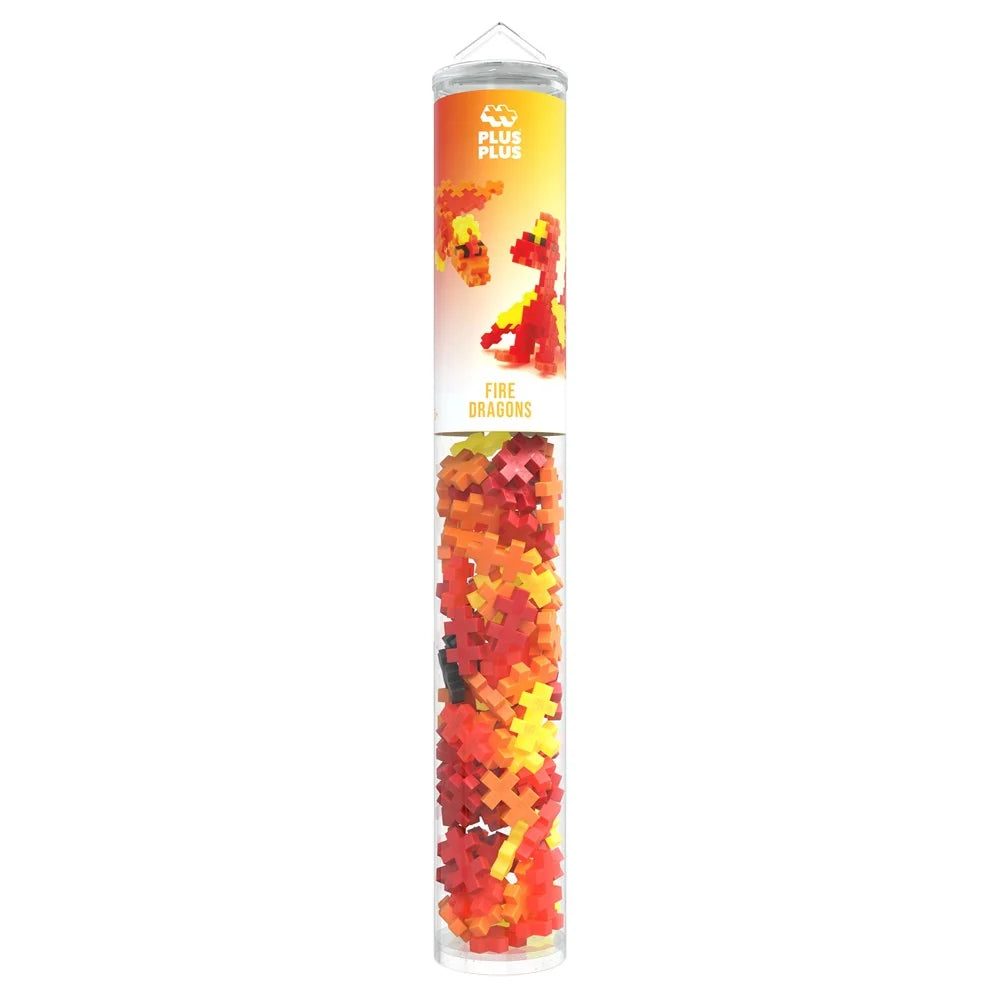 Plus Plus Fire Dragons 100 pcs Tube
