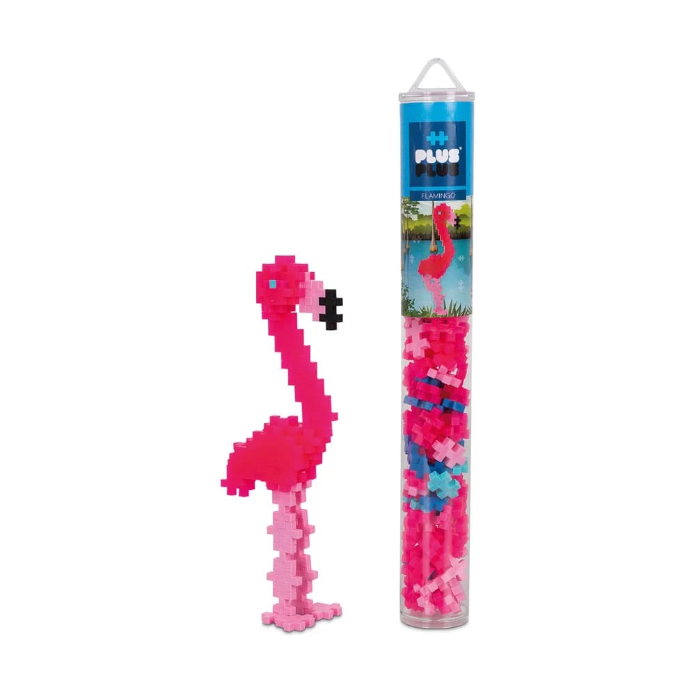 Plus Plus Flamingo 100 Pcs Tube