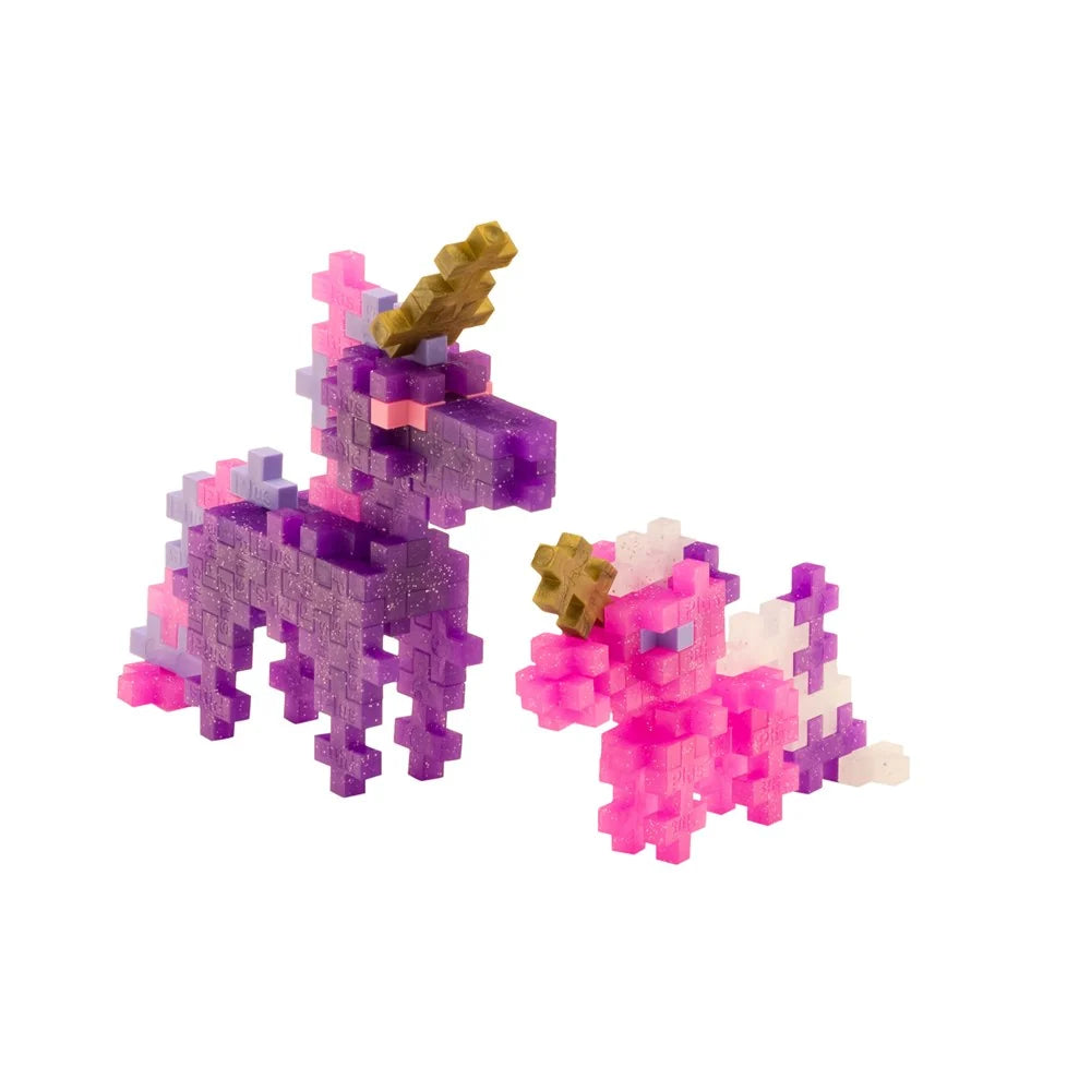 Plus Plus Glitter Unicorns 100 pcs Tube