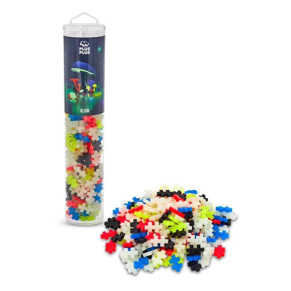 Plus Plus Glow In The Dark 240 Pcs Tube