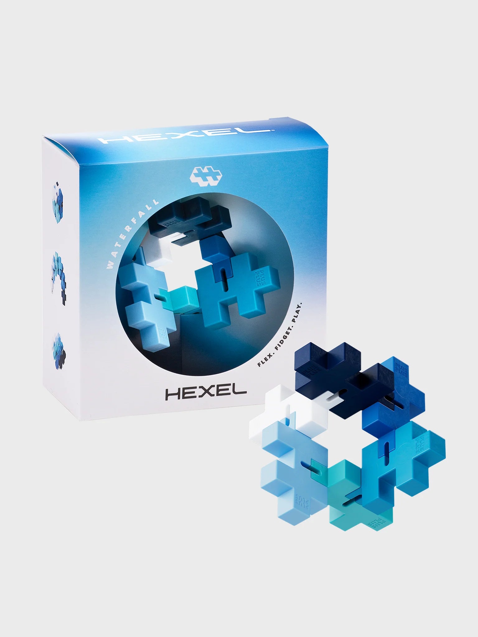 Plus-Plus Hexel Waterfall