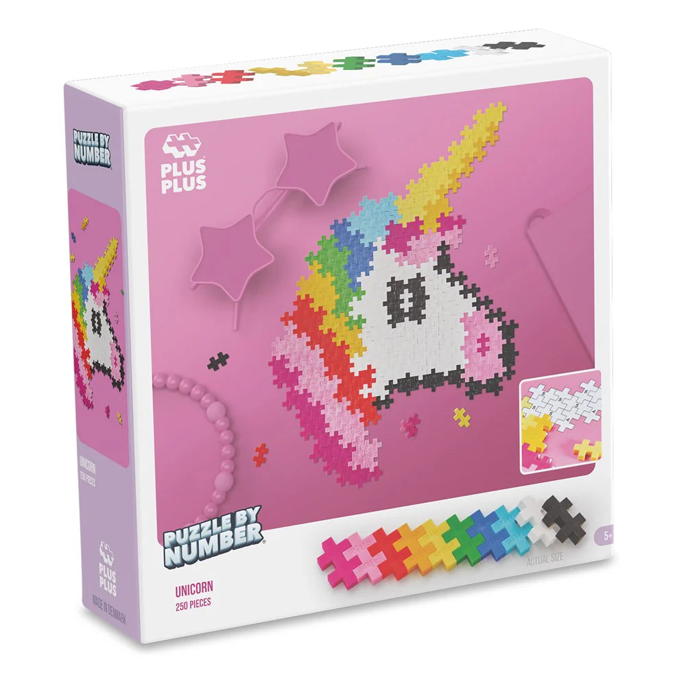 Plus-Plus Puzzle By Number Unicorn