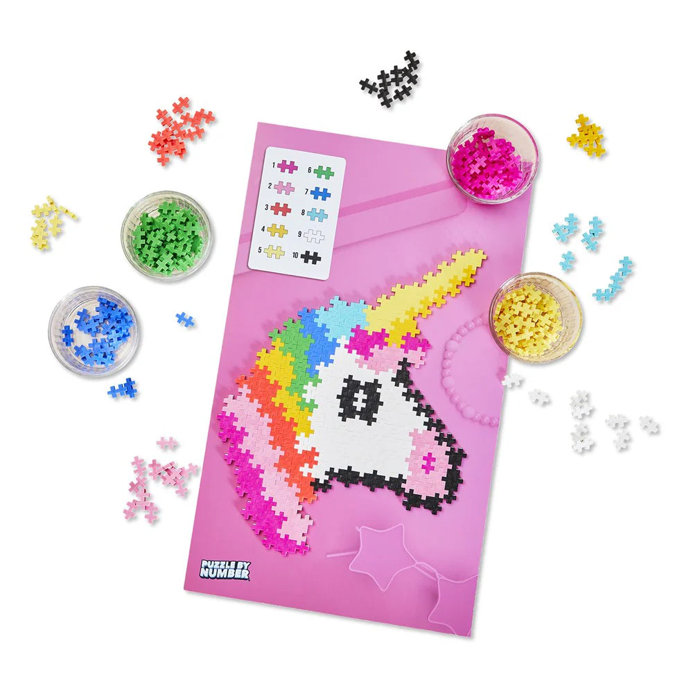 Plus-Plus Puzzle By Number Unicorn