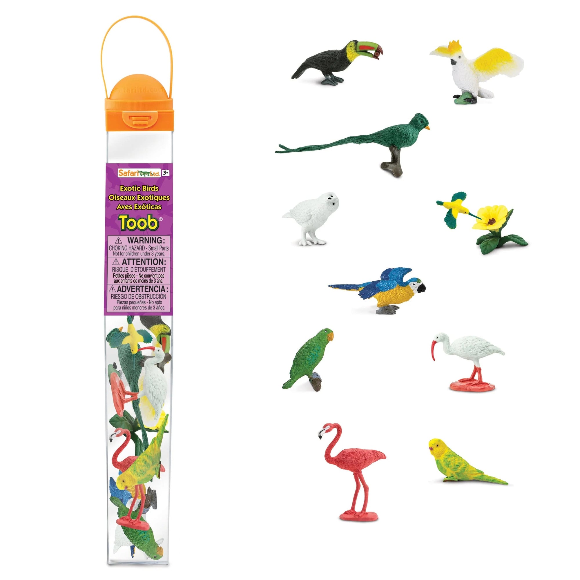 Safari LTD Exotic Birds Toob