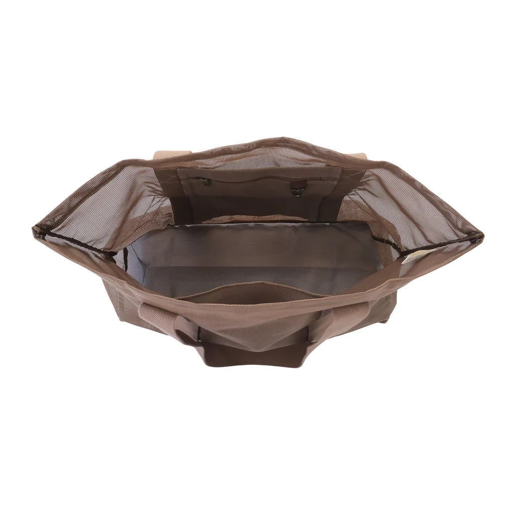 Sande Kids Beach Hauler™ Mini Beach Bag Espresso inside