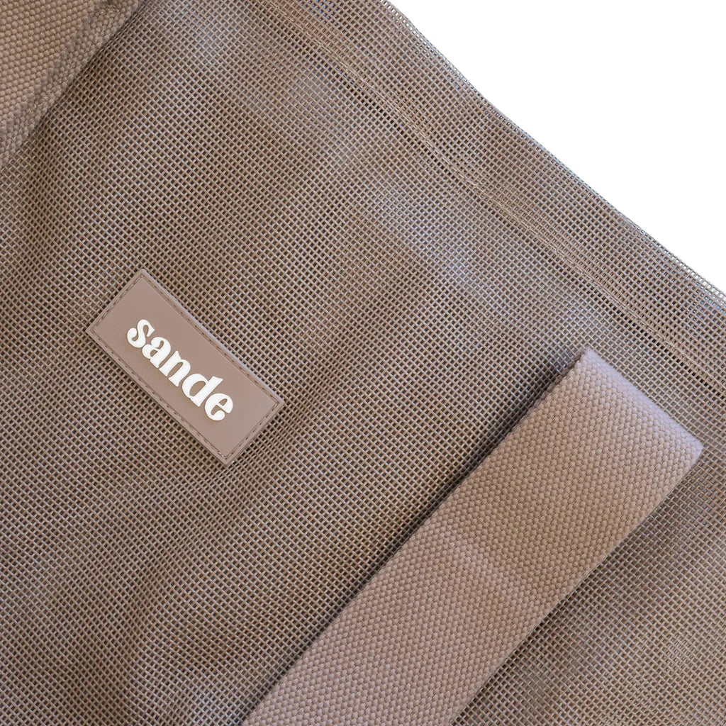 Sande Kids Beach Hauler™ Mini Beach Bag Espresso Logo